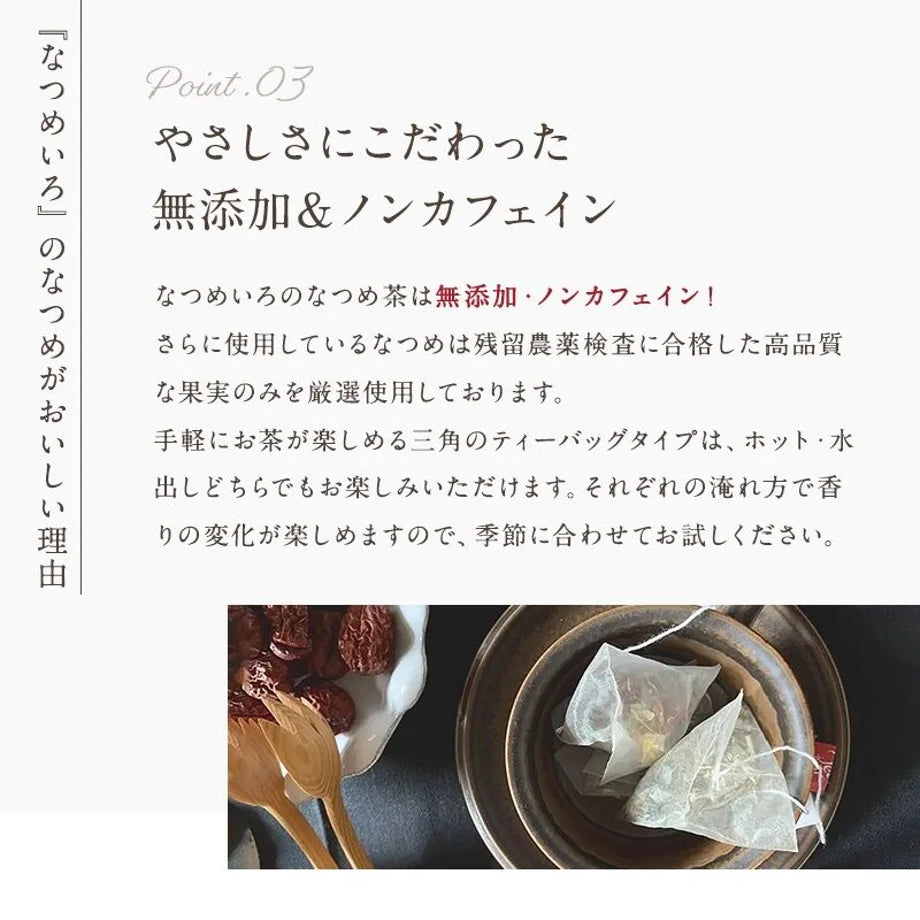 なつめのお茶 ジンジャー 10P