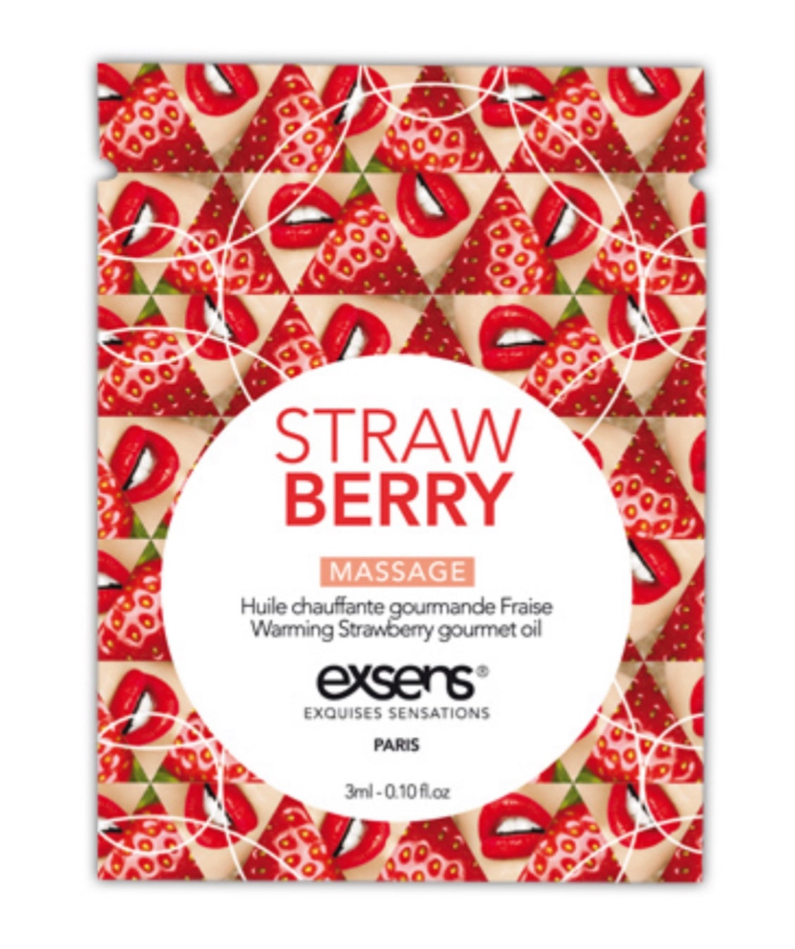 【息を吹きかけると熱くなる!舐めても美味しい!】exsens マッサージオイル【ストロベリー/ホットバニラ/ココナッツ/セックスオンザビーチ】お試しサイズ 3ml