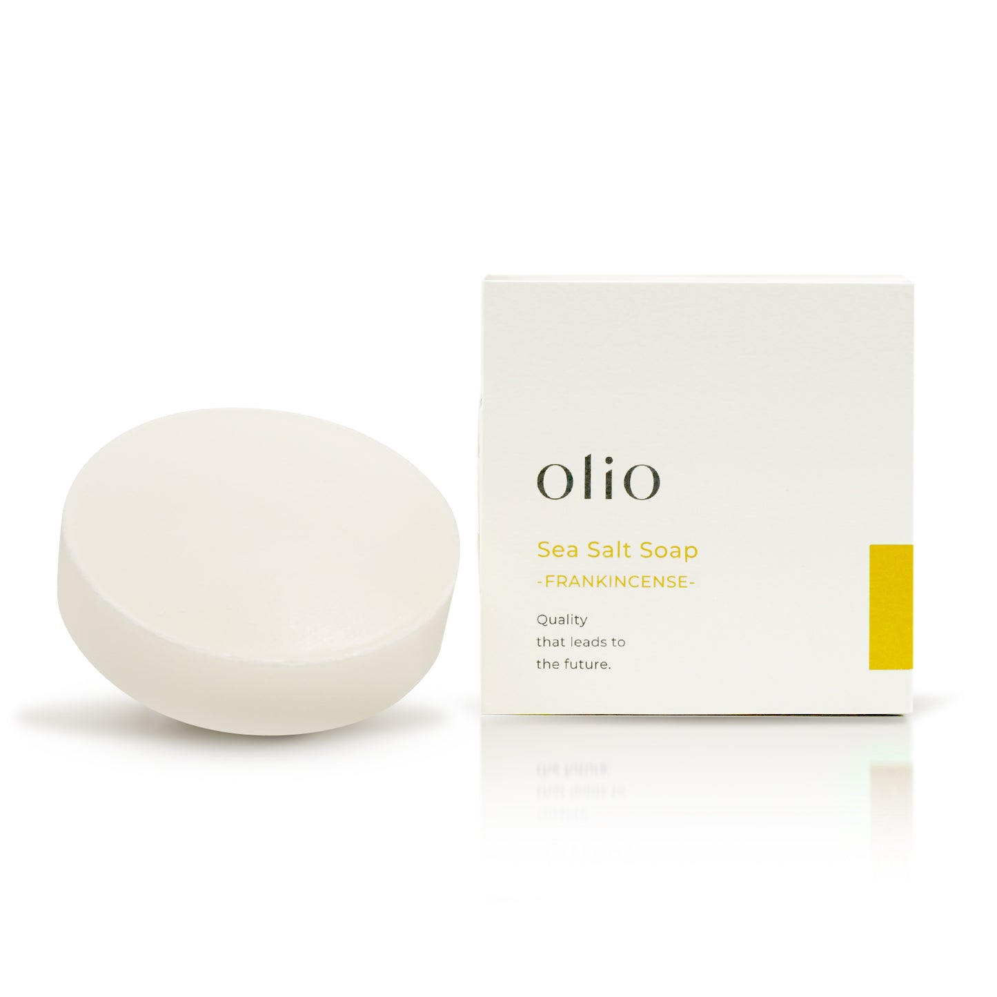 【顔ボディ用石けん】【生理食塩水と同濃度でしみない!エイジングケアにも】olioオリオ Sea Salt Soap 塩石けん-FRANKINCENSE フランキンセンス