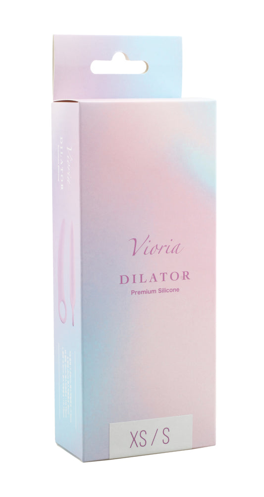 【膣萎縮にお悩みの方・挿入に不安のある方。段階的に膣を広げます】【Vioria】シリコンダイレーター2本セットXS＋S
