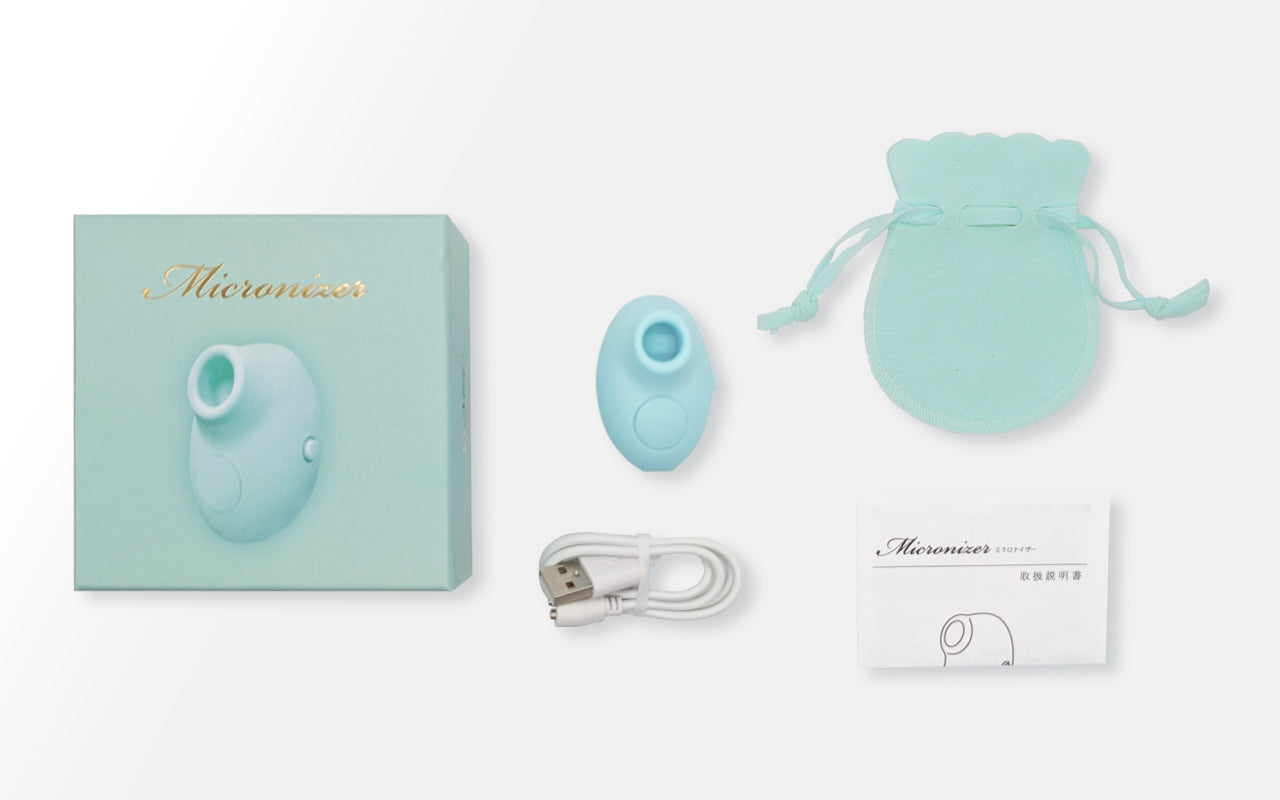 【初級】【ころんとかわいい超小型吸引機】ミクロナイザー　グリーン/ピンク