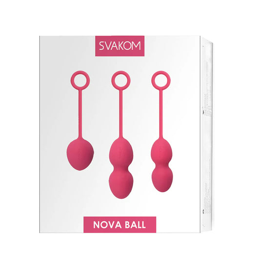 【膣トレ】 【３ステップで段階的に膣トレ！セットで始めやすい♪】 【SVAKOM NOVA】（スバコム　ノバ）