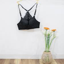 【ブラジャー】　【フロントマグネットホックでつけやすくオシャレなデザイン・更年期の手指のしびれや五十肩に】AonC ブラジャー（S・M・L）